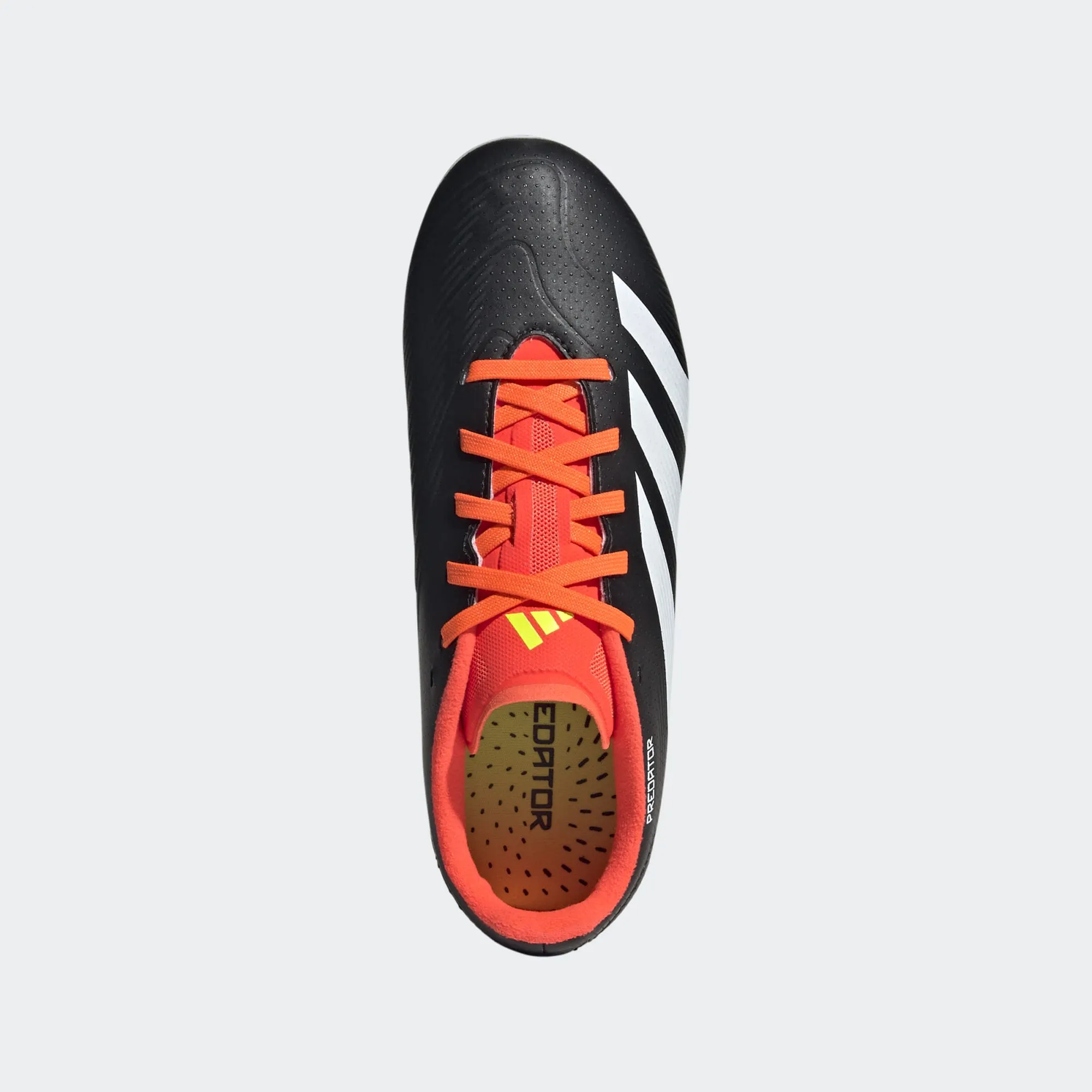 adidas Predator League FG Boots- Black/White/Red- JUNIOR