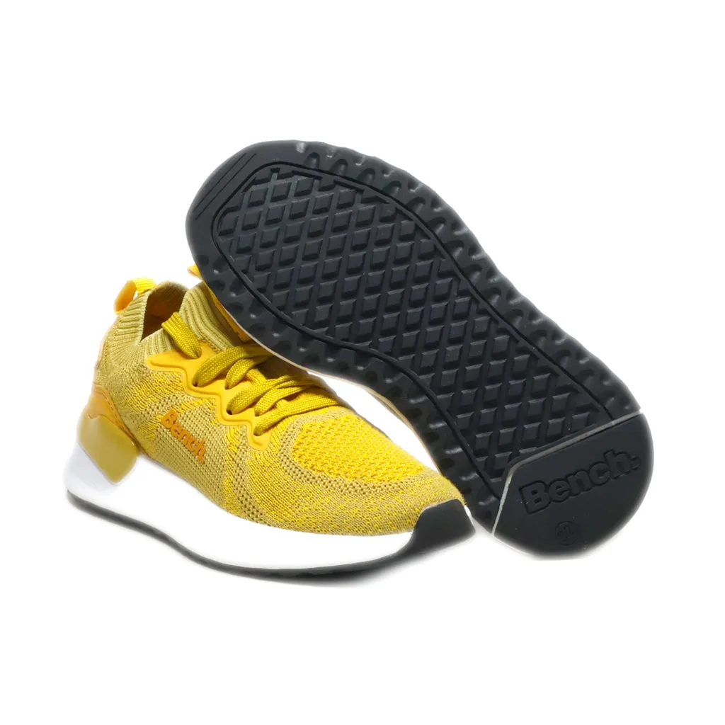 Bench. Sport Shoes Fabric Yellow Colour For Kids