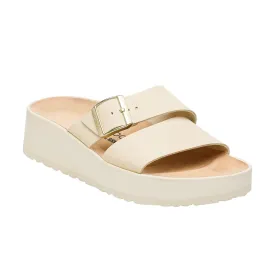 Birkenstock Almina Exquisite Platform Wedge in Ecru