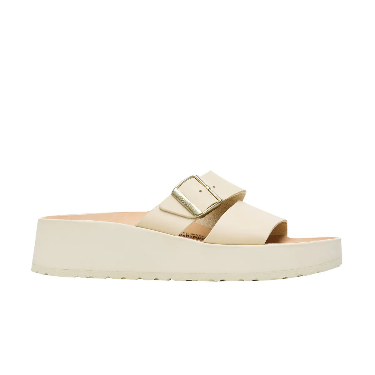 Birkenstock Almina Exquisite Platform Wedge in Ecru