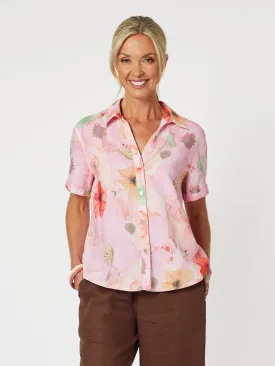 Brighton Floral Poppy Shirt - Multi