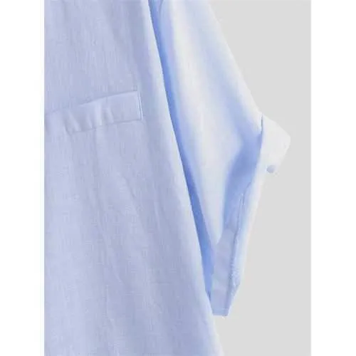 Chinese Style Linen Solid Color Shirts