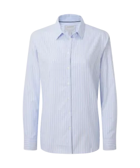 Cley Oxford Shirt - Blue/Pink Stripe