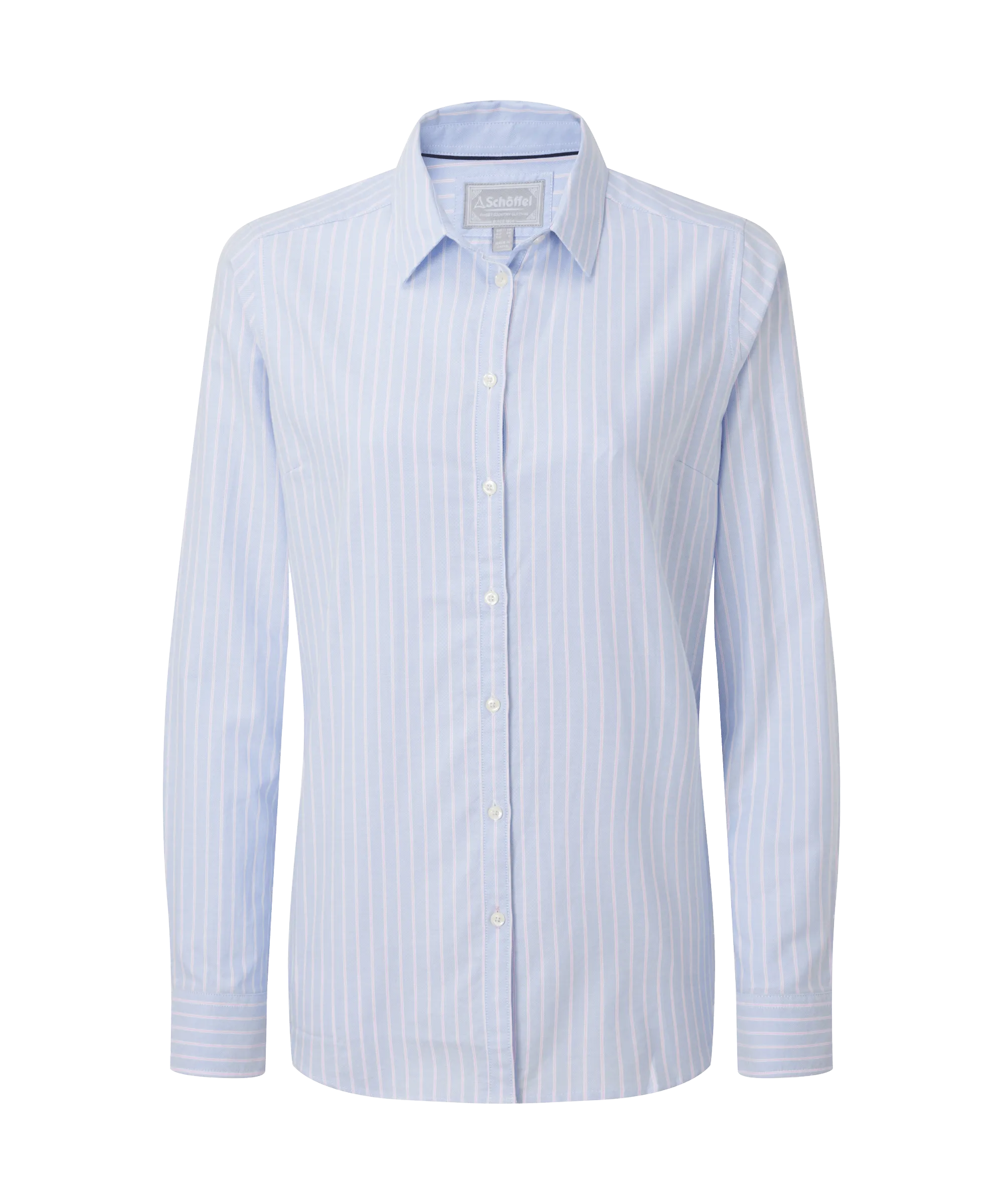 Cley Oxford Shirt - Blue/Pink Stripe