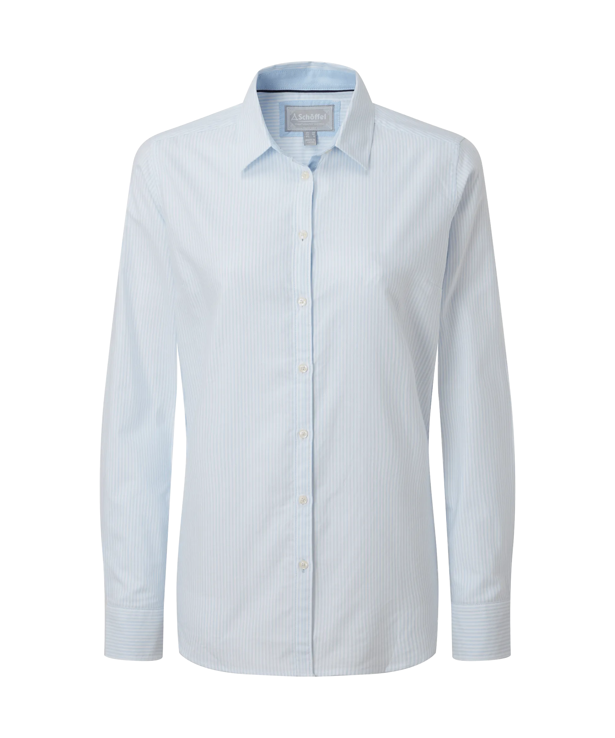 Cley Oxford Shirt - Pale Blue Stripe