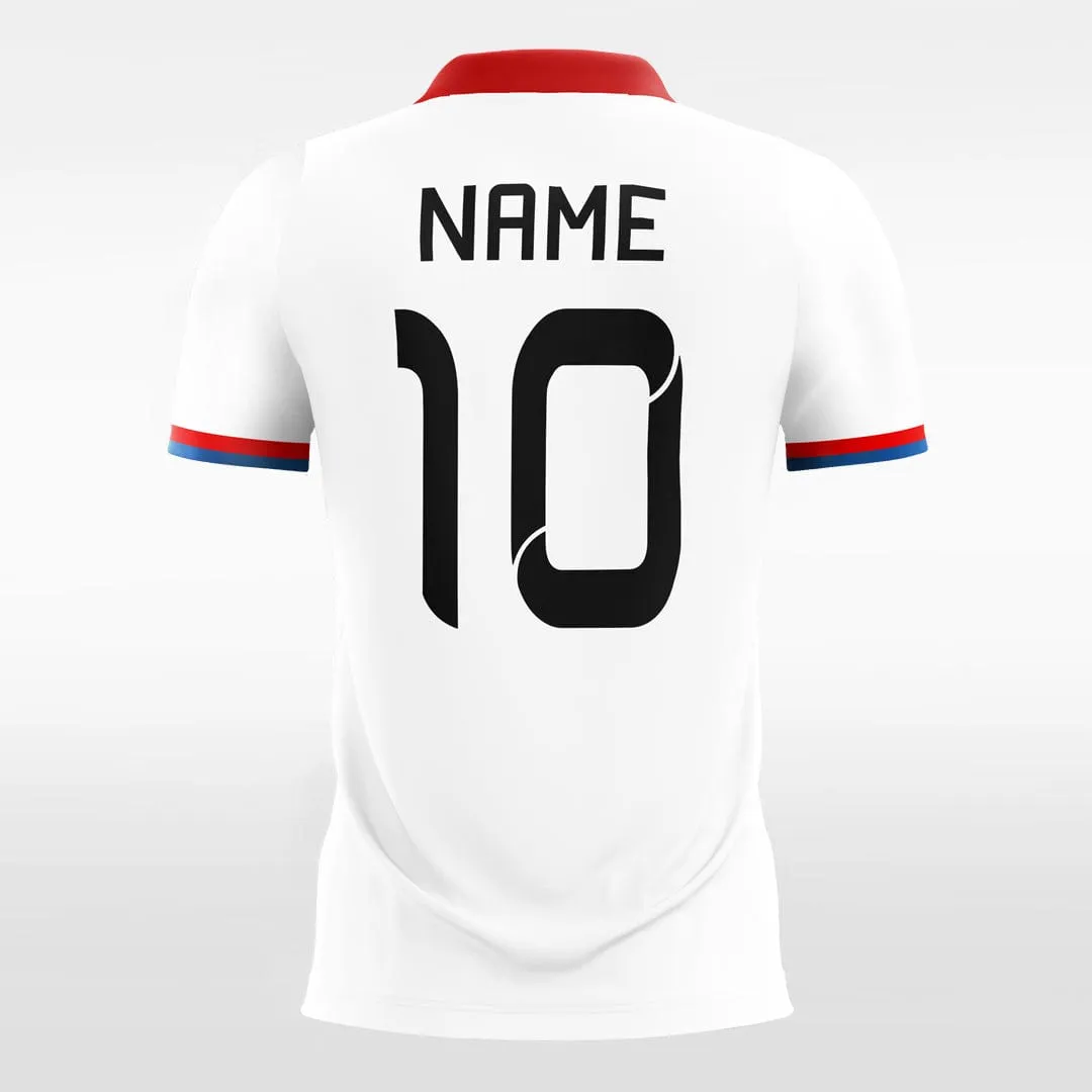 Figure Graphic - Kids Custom Soccer Jerseys Design White