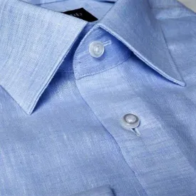 Light Blue Linen Shirt