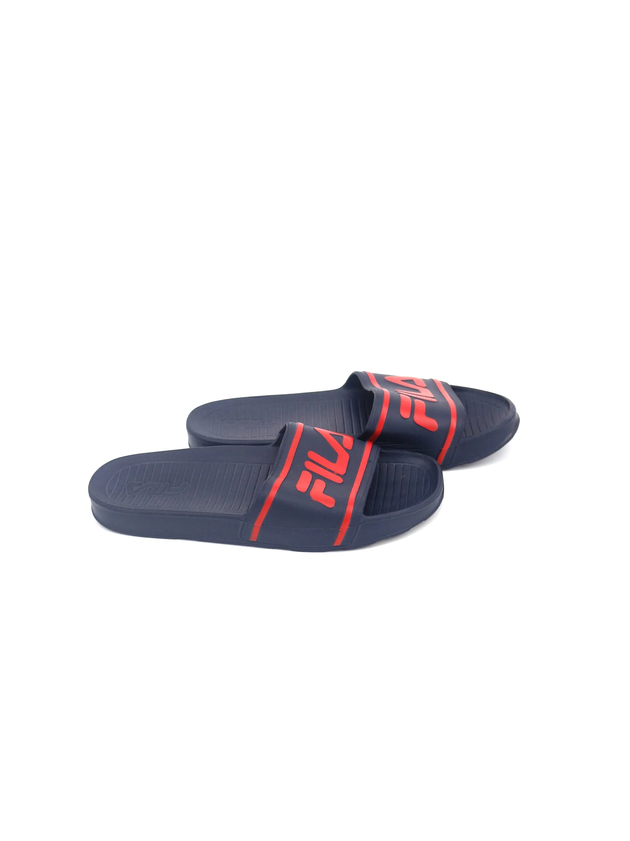 Men's Brand Logo Printed Slide,Navy