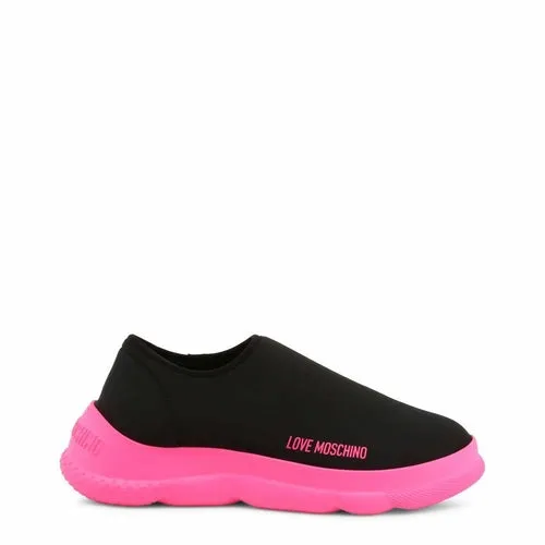 Neon Pink Slip-Ons