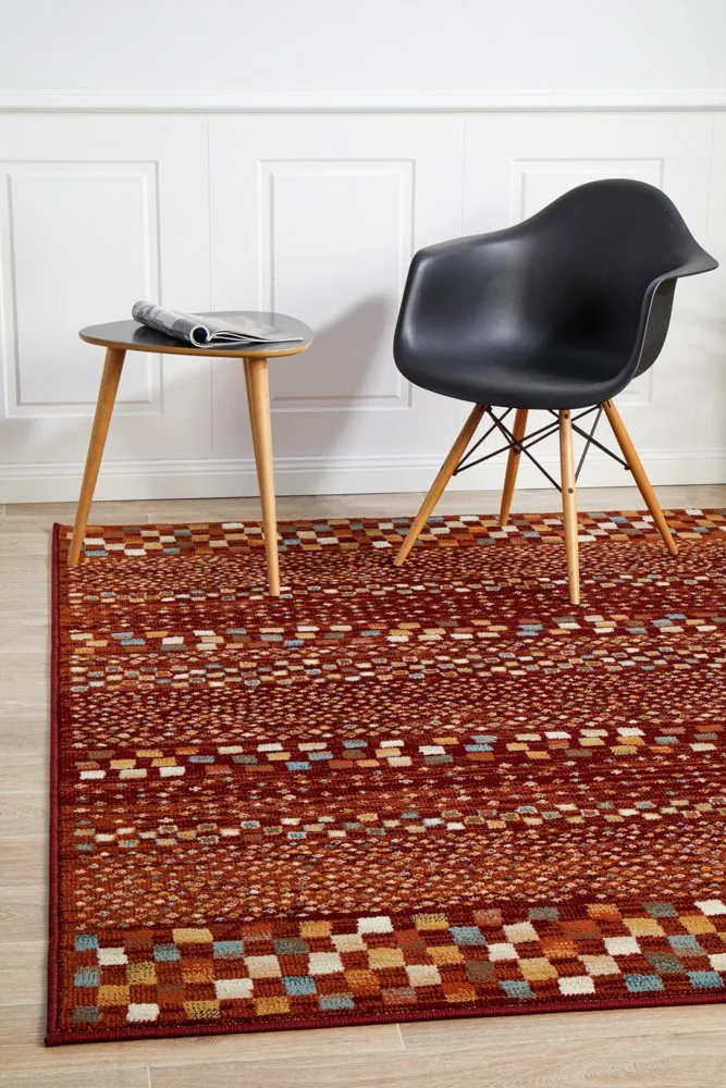 Oxford 431 Rug (Rust) by Rug Culture