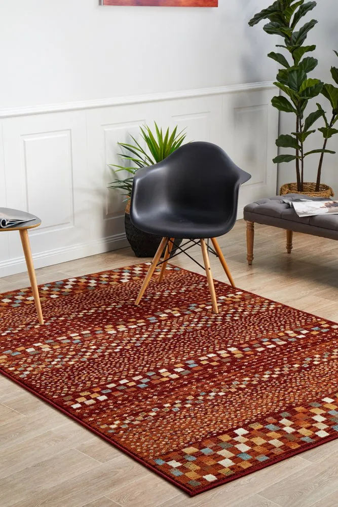 Oxford 431 Rug (Rust) by Rug Culture