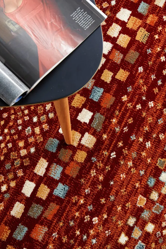 Oxford 431 Rug (Rust) by Rug Culture