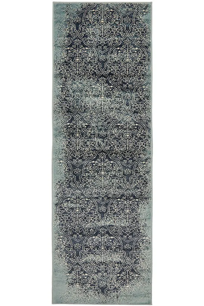 Oxford 435 Runner Rug (Denim) by Rug Culture