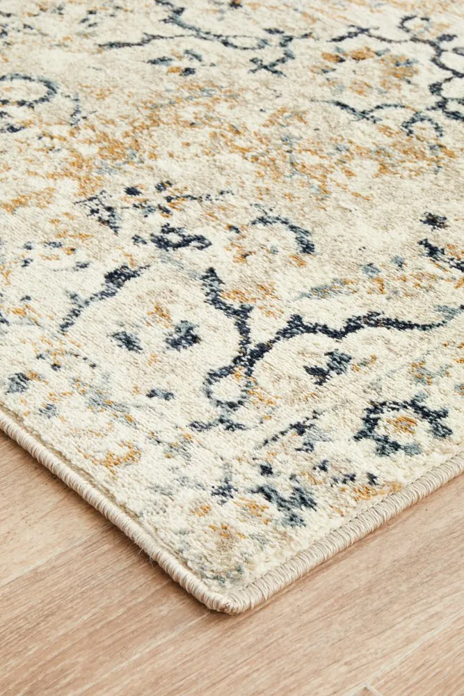 Oxford 436 Runner Rug (Bone) by Rug Culture