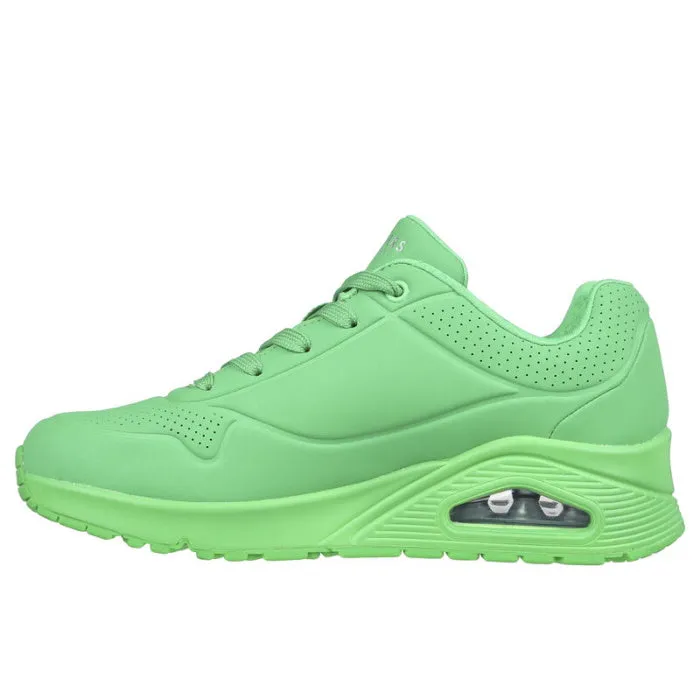 Skechers Uno Stand On Air Green Womens Trainer