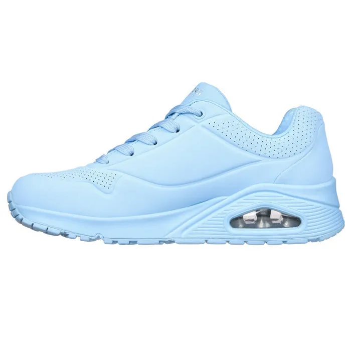 Skechers Uno Stand On Air Womens Trainer Light Blue