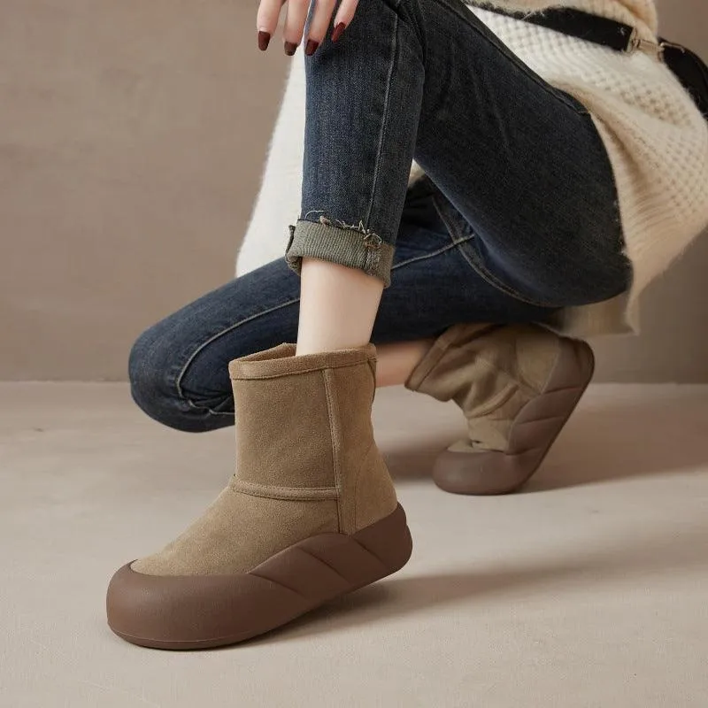 Sleek Suede Ankle Boots