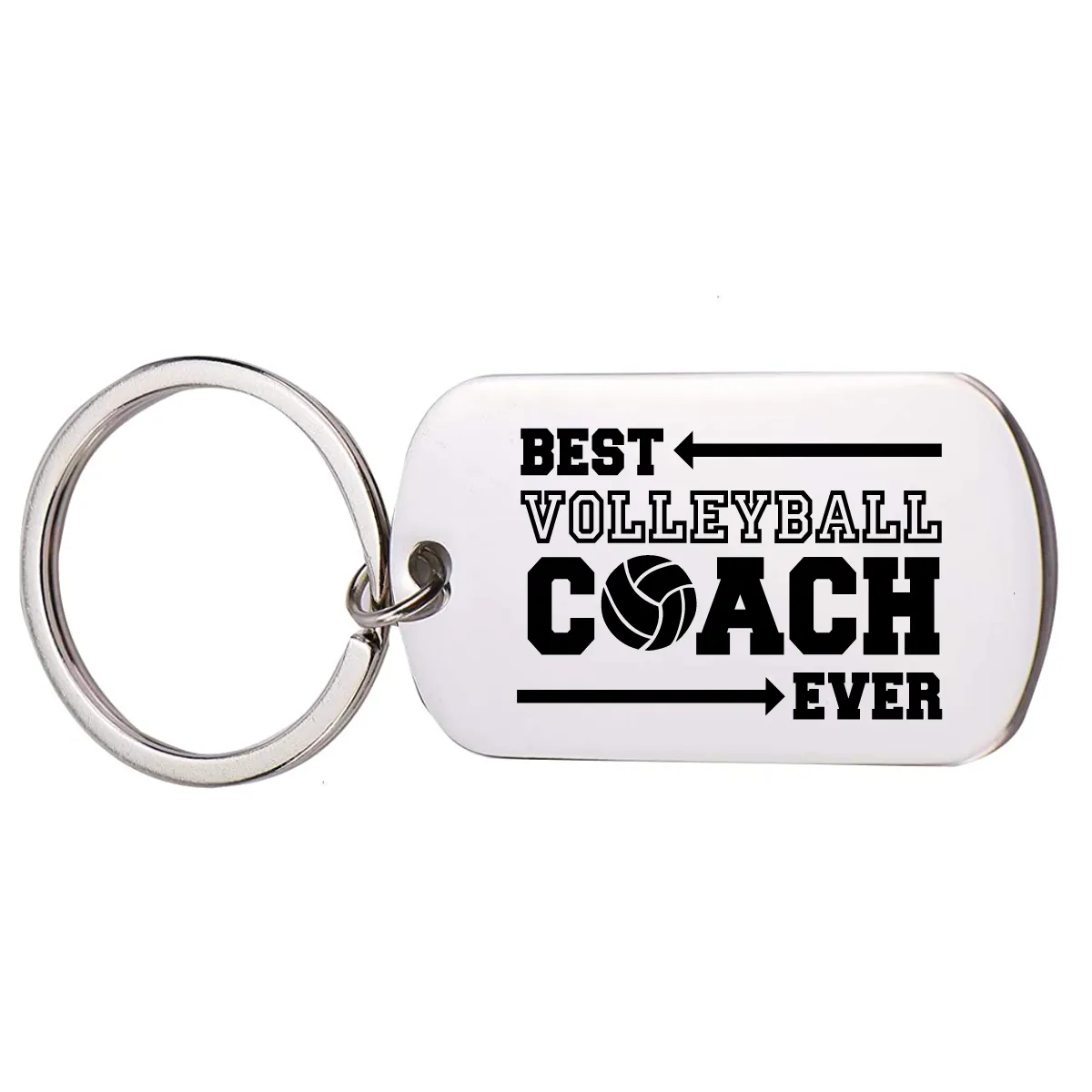 Volleyball Coach Keychain